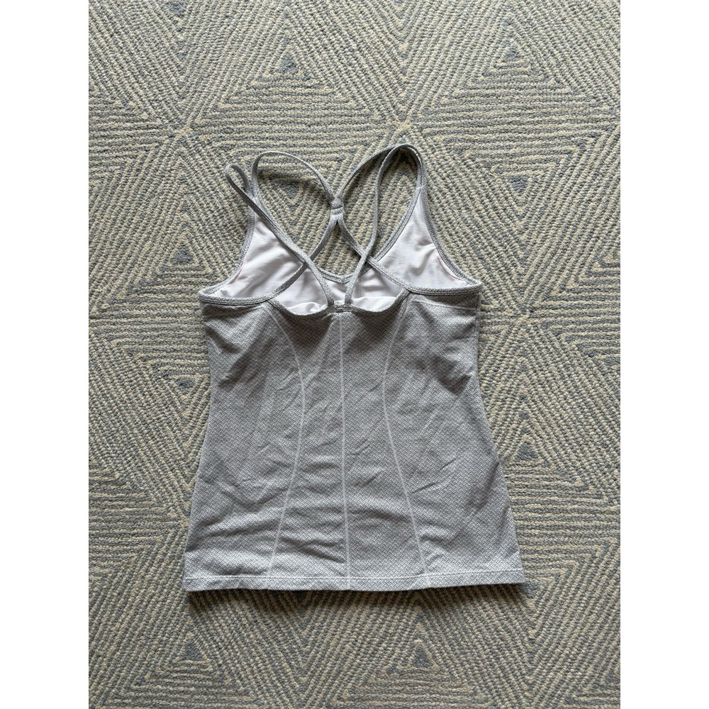 Women's Athleta Herringbone Empowerment Tank - Gray/White - Medium - Picture 3 of 5